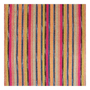 Copper Gold Ikat Woven Sash Belt, SA23 Pirate Sash, Long Woven Belt Vintage NOS Fair Trade Guatemala, Earth-Tone Folk, Handwoven Belts image 3