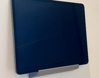 Magnetic Tablet Wall Mount Shelf – Portable iPad, Kindle Holder – Kitchen, Gym, Travel
