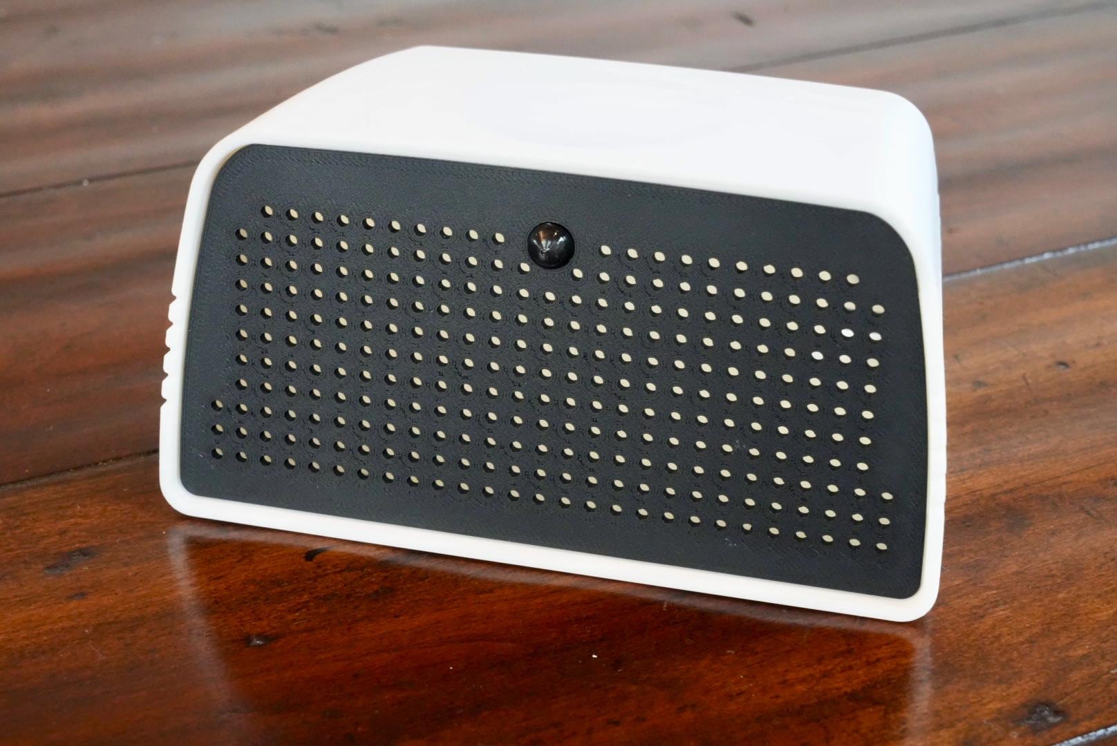 Lumon Industries Severance Board Lautsprecher-Replik | Kabelloses Telefonladegerät | Echte funktionsfähige Kamera | Mid-Century Modern Schreibtisch-Accessoire