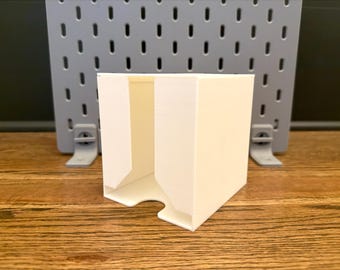 Gauze Holder Compatible with IKEA SKADIS | 3.5x4 Medical Supply Organizer | First Aid Pegboard Storage | Nurse Station | Clinic Organization