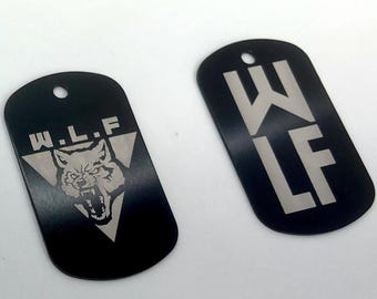 WLF Dog Tag: The Last of Us Part 2, Personalized Military Style