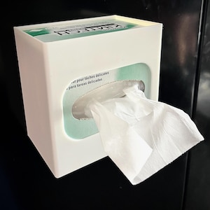 Magnetic Kimwipe Holder for Lab Bench Fume Hood Metal Shelf Laboratory Wipe Organizer