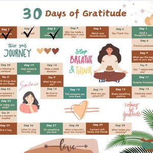 Gratitude, Self-care, Mental Wellness, Self-love Activity, Personal ...