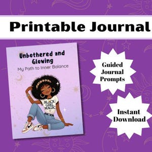 Guided Journal, Printable Journal, Self-Love Journal, Mindfulness Journal, Mental Wellness Journal, Journal Prompts