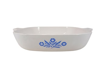 Corning Ware Auflaufform Unisex 10 in Weiß Ausgezeichnet Blau Kornblume P-10-B