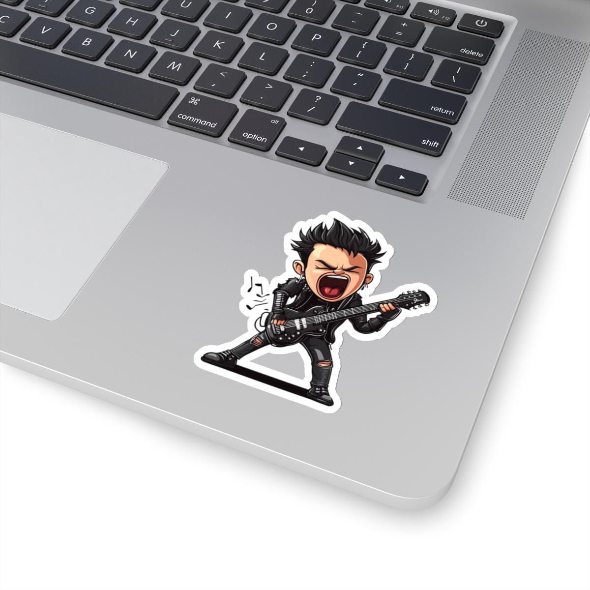 Rocking R Sticker Cartoon Rocker Rocking Guitar Sticker - Etsy