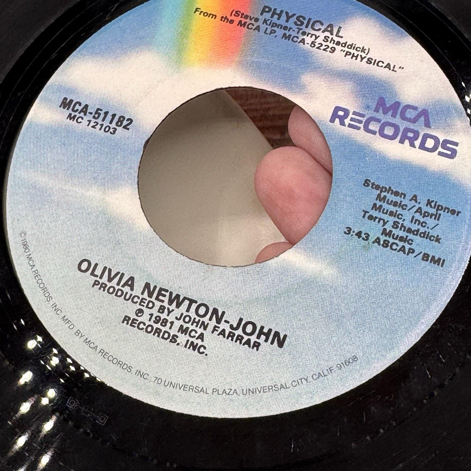 Olivia Newton John Let's Get Physical Vinyl Record 45 RPM Single 7
