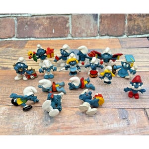 1980s smurf figurine - Etsy 日本