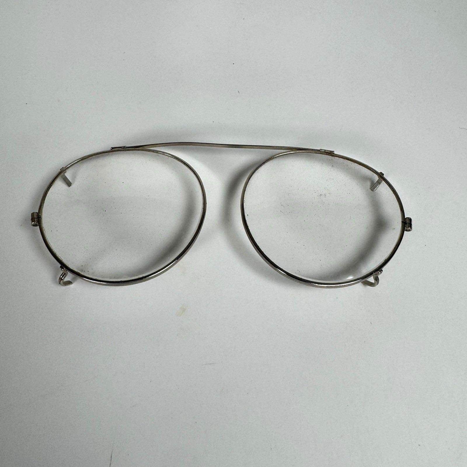 Antique Edwardian Folding Silver Tone Pince Nez Glasses  display picture 1