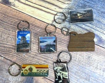 アメリカ土産　一式 ヴィンテージ USA 旅行土産 キーホルダー アメリカ州 6個セット - Etsy