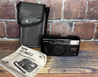 Vtg Kodak Advantix 4100 IX Zoom Point Shoot Film Camera W Case