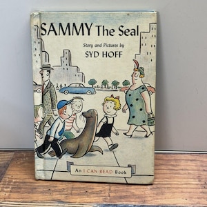 Vintage Children&#39;s Book Sammy The Seal By Syd Hoff 1959 Hardcover I Can Read