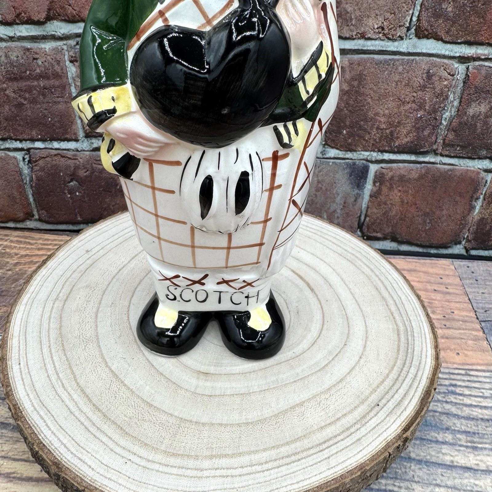 スコッチ デキャンタ スコッツマン バグパイプ 日本製 陶器