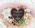 Rainbow Baby Pregnancy Announcement, Gender Neutral Baby Announcement, Social Media Baby Reveal Digital Template, There is a Rainbow, 410