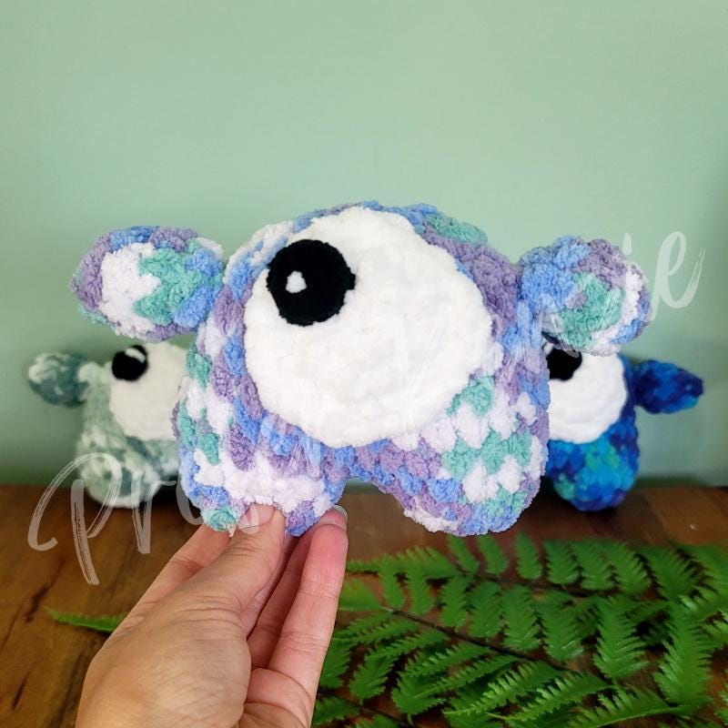 Mini Monster Crochet Pattern • One-Eyed Plush PDF • Beginner Amigurumi Pattern • Soft Yarn DIY Toy • One Eye Monster Crochet Download - Thumbnail 7