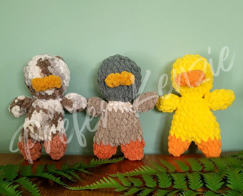 Mini Mallard Duck Crochet Pattern •  Amigurumi Duck PDF Pattern • No Sew Plush Duck Toy Pattern •  Soft Yarn Stuffed Animal DIY - Thumbnail 3