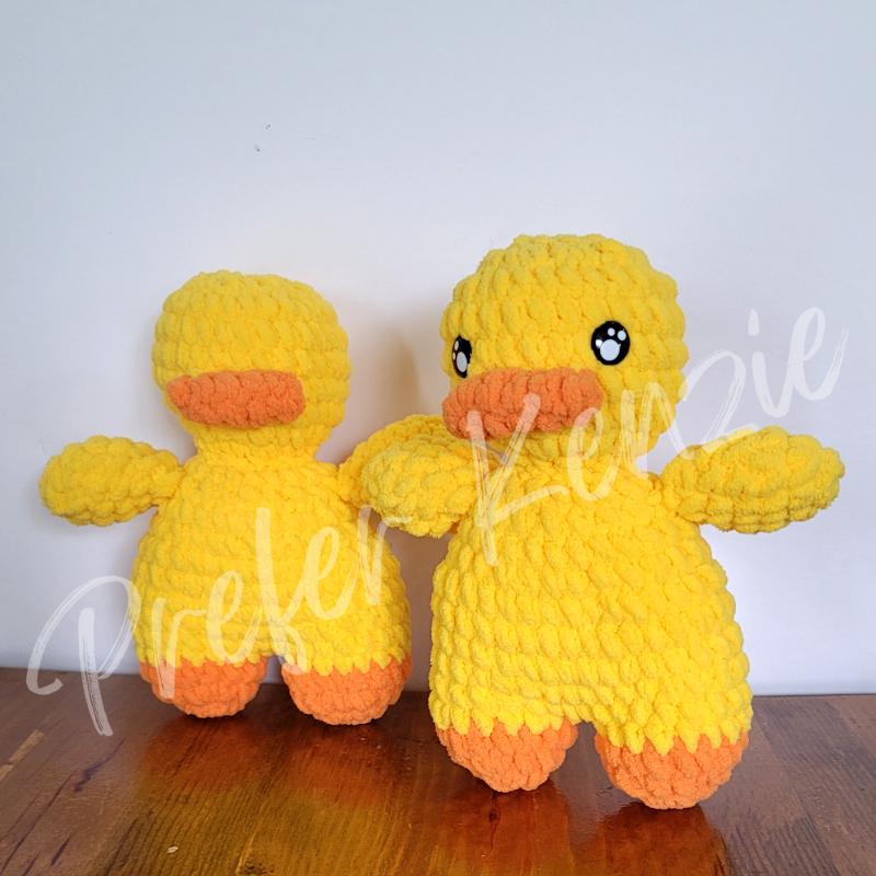Duck Plushie • Crochet Duck Toy • Handmade Soft Yarn Plush • Crochet Duck Mallard •  Ready to Ship Stuffed Animal Gift - Thumbnail 5