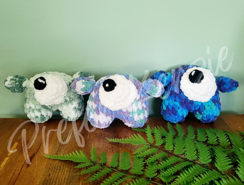 Mini Monster Crochet Pattern • One-Eyed Plush PDF • Beginner Amigurumi Pattern • Soft Yarn DIY Toy • One Eye Monster Crochet Download - Thumbnail 2