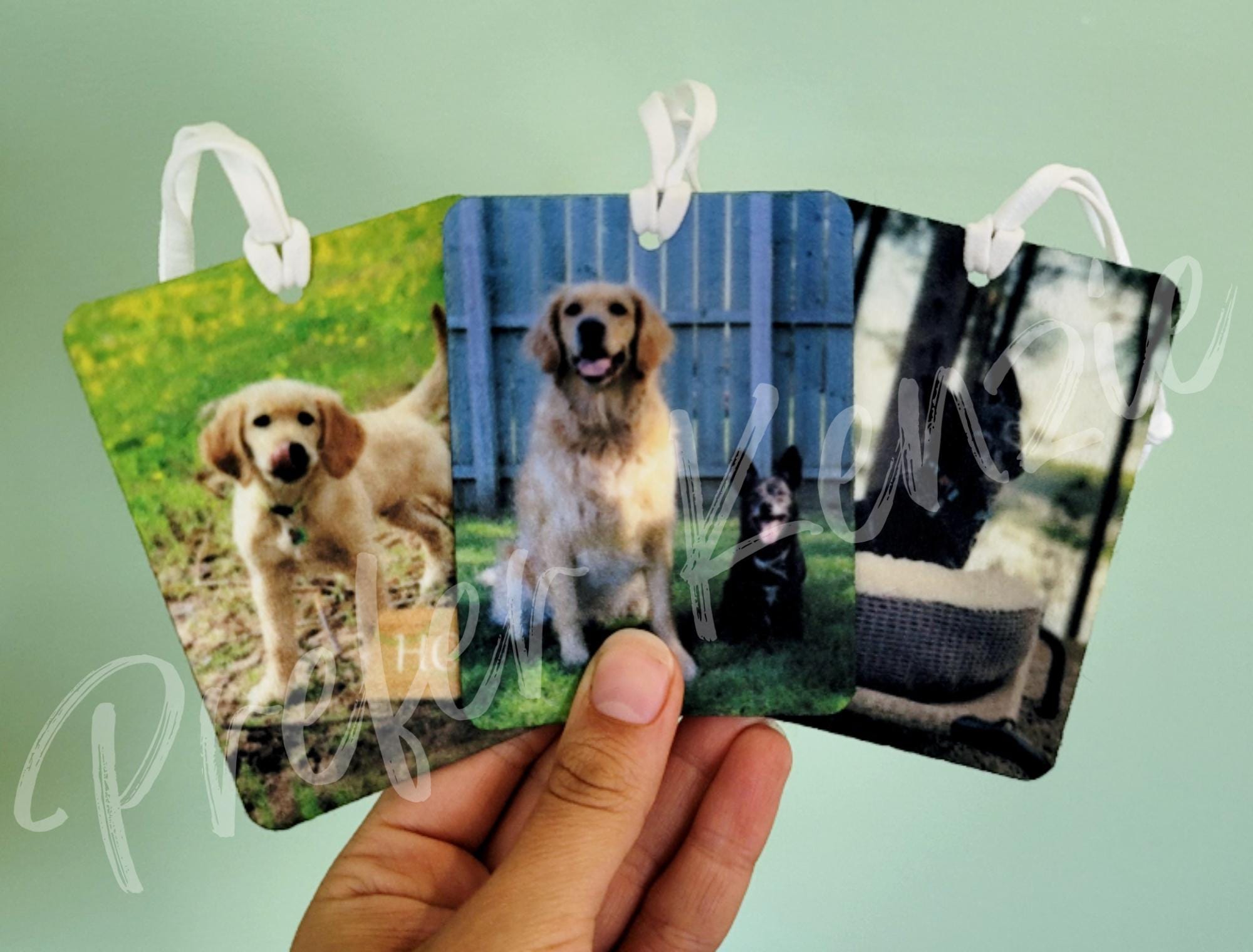 Custom Pet Photo Air Freshener • Personalized Pet Gift • Pet Memorial Air Freshener • Picture Freshie Gift • Pet Lover Gift - Thumbnail 2