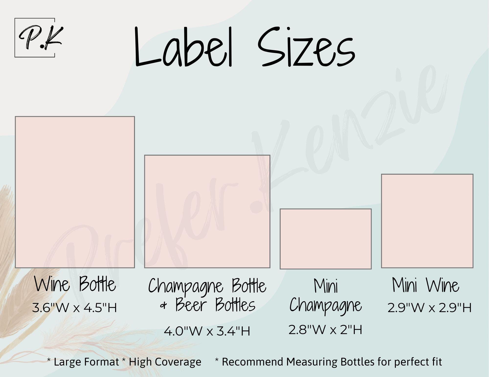 Personalized Photo Wine Labels • Custom Polaroid Bottle Stickers • Easy Gift Idea • Wine • Champagne • Mini Sizes • Waterproof - Thumbnail 7