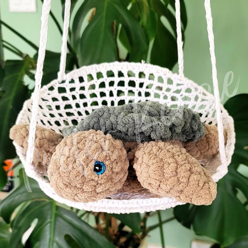 Mini Sea Turtle Crochet Pattern • Amigurumi Turtle PDF Pattern • Plush Turtle Toy Pattern • Soft Yarn Stuffed Animal DIY - Thumbnail 3