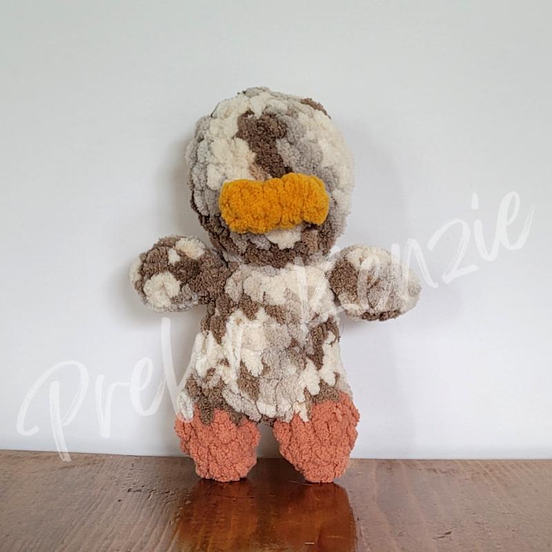 Mini Duck Plushie • Baby Safe Crochet Duck Toy • Handmade Soft Yarn Plush • Crochet Duck Mallard • Baby Stuffed Animal Gift - Thumbnail 5
