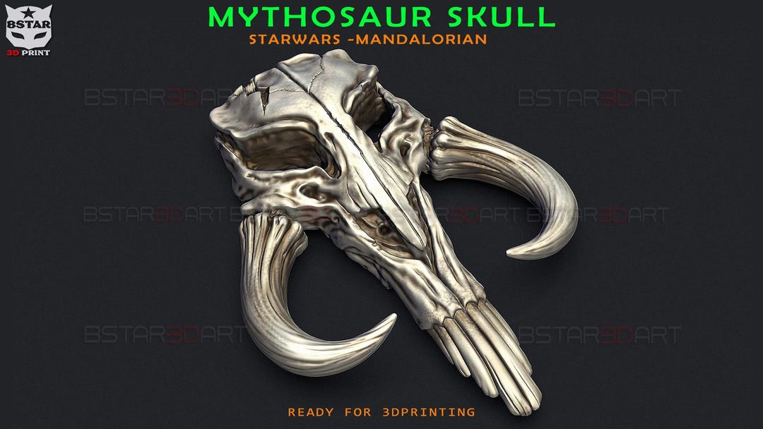 Mythosaur Skull High Quality Mandalorian Starwars Movie 3D Print Model