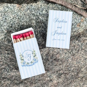 Personalized Wedding Matchbook Favors, Custom Wedding Day Gift, Color Printed, Wedding Custom Matchboxes, Wedding Favors for Guests in Bulk