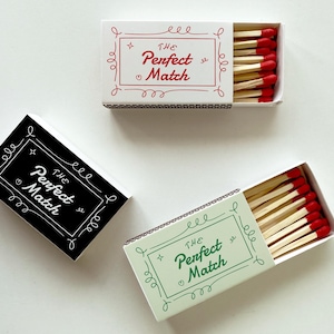 Personalized Wedding Matchboxes , The Perfect Match Favors, Custom Match Boxes Wedding Favors, Engagement Matchbooks, Bridal Shower Favors