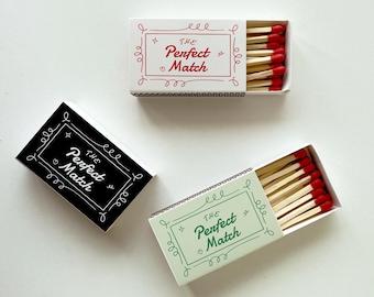Personalized Wedding Matchboxes , The Perfect Match Favors, Custom Match Boxes Wedding Favors, Engagement Matchbooks, Bridal Shower Favors