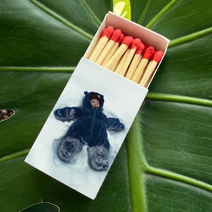 Personalized Matches, Custom Double-sided Logo Matchbox, Large Match Boxes, Custom Logo Matches, Custom Matchbooks, Matches for Business image 5