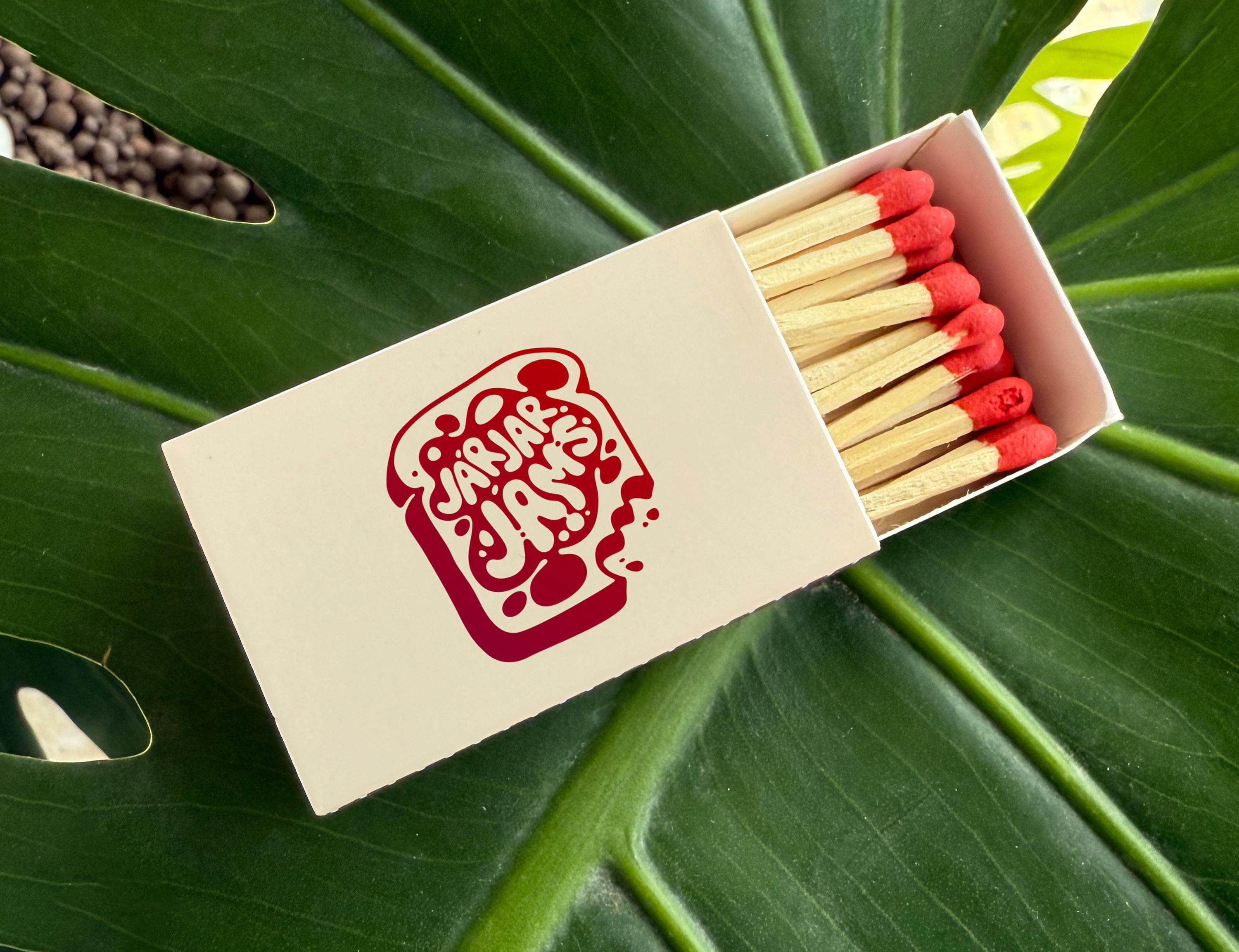Printed Match Custom Double-sided Logo Matchbox, Printed Match Boxes, Personalized ...