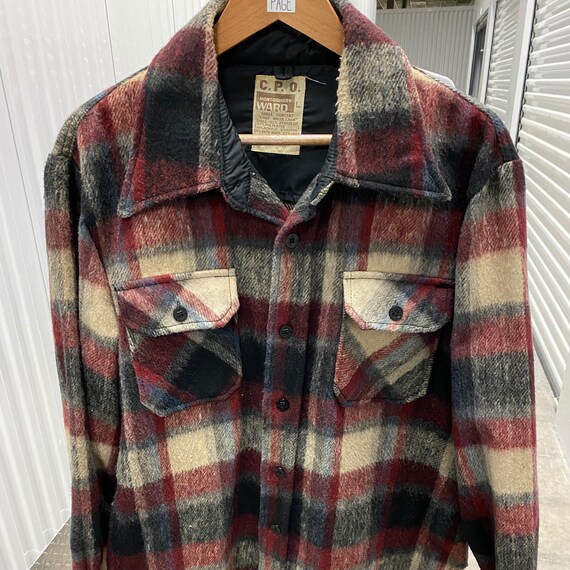 1970s CPO Shirt Jacket Montgomery Ward