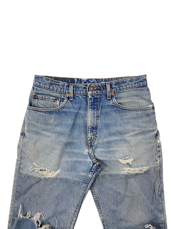 Patched Levi's 505 32x24