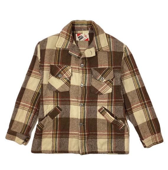 1970s Wool Bell Shirt Jacket