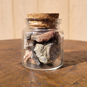 Zebra Chert Chips in Bottle Arizona