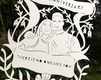 Regalo di anniversario per lei, decorazione da parete per camera da letto, regalo "Ti amo", arte murale personalizzata, regalo per marito, arte personalizzata per la casa
