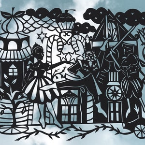 Paper Cut Art | De Notenkraker Kunst | Kerstcadeaus 2020 | Aangepaste Notenkraker Gift | Notenkraker Ballet