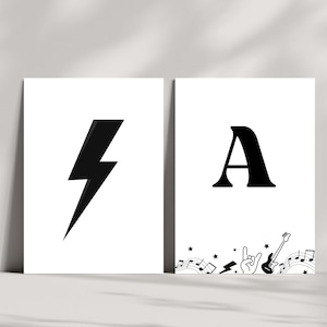 Rock and Roll Birthday Party Banner | Instant Download | Editable Rock N Roll Banner | Music Themed Party Decor | ONE Rocks Party Banner