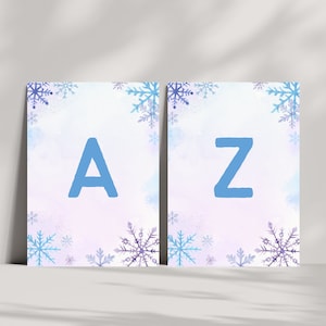 Modern Winter Ice Princess Birthday Party Banner | Winter Wonderland Party Banner | Digital Download | Editable Template | Girl Birthday