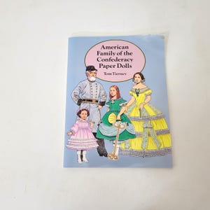 American Family of the Confederacy Paper Dolls by Tom Tierney