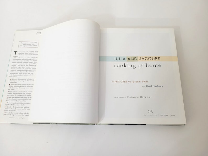 Julia and Jaques Cooking at Home by Julia Child and Jaques Pepin Etsy