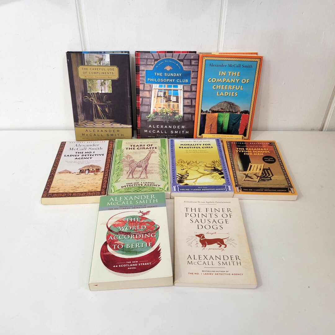 Alexander Mccall Smith Book Collection, Nine Assorted Books - Etsy