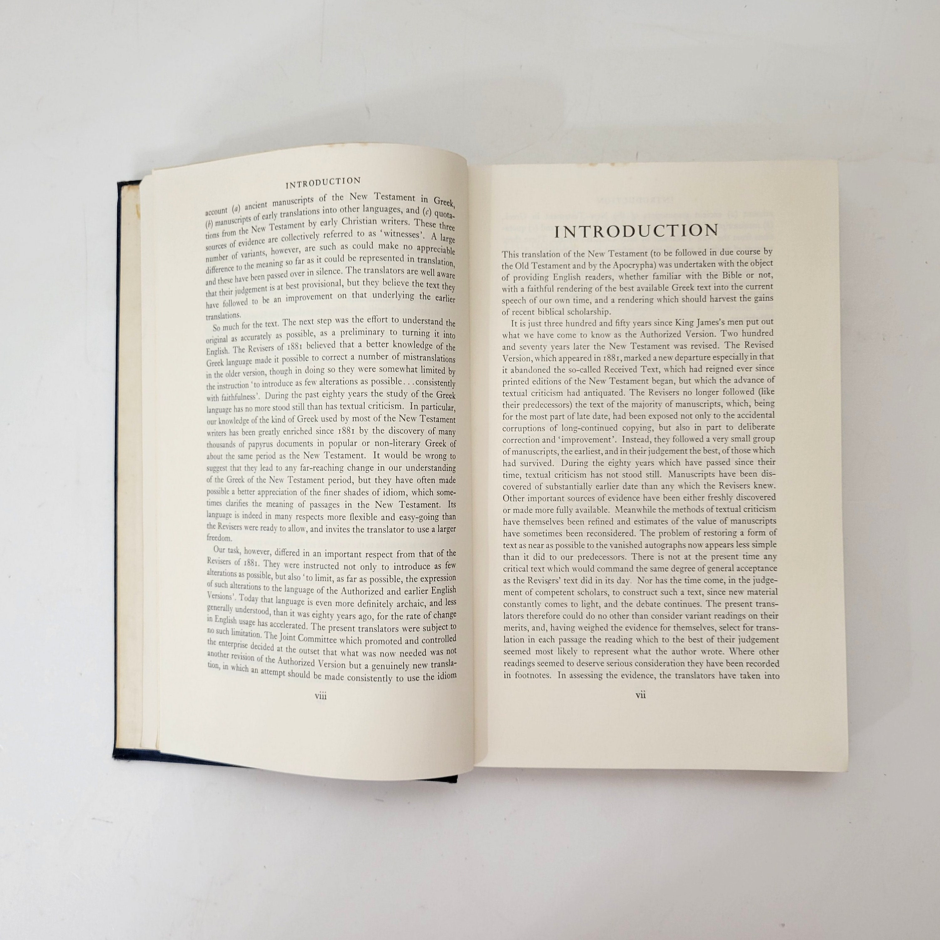 The New English Bible Preface by Alwyn Winton With Binding Errors - Etsy
