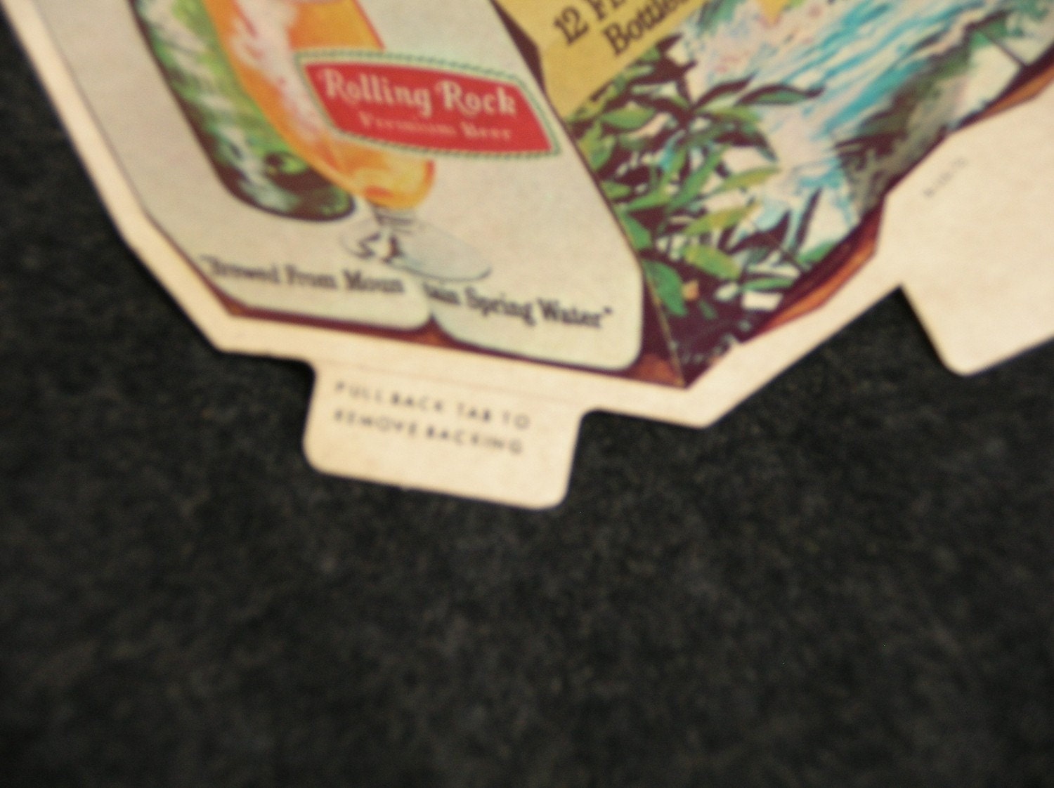 Rolling Rock Beer Label