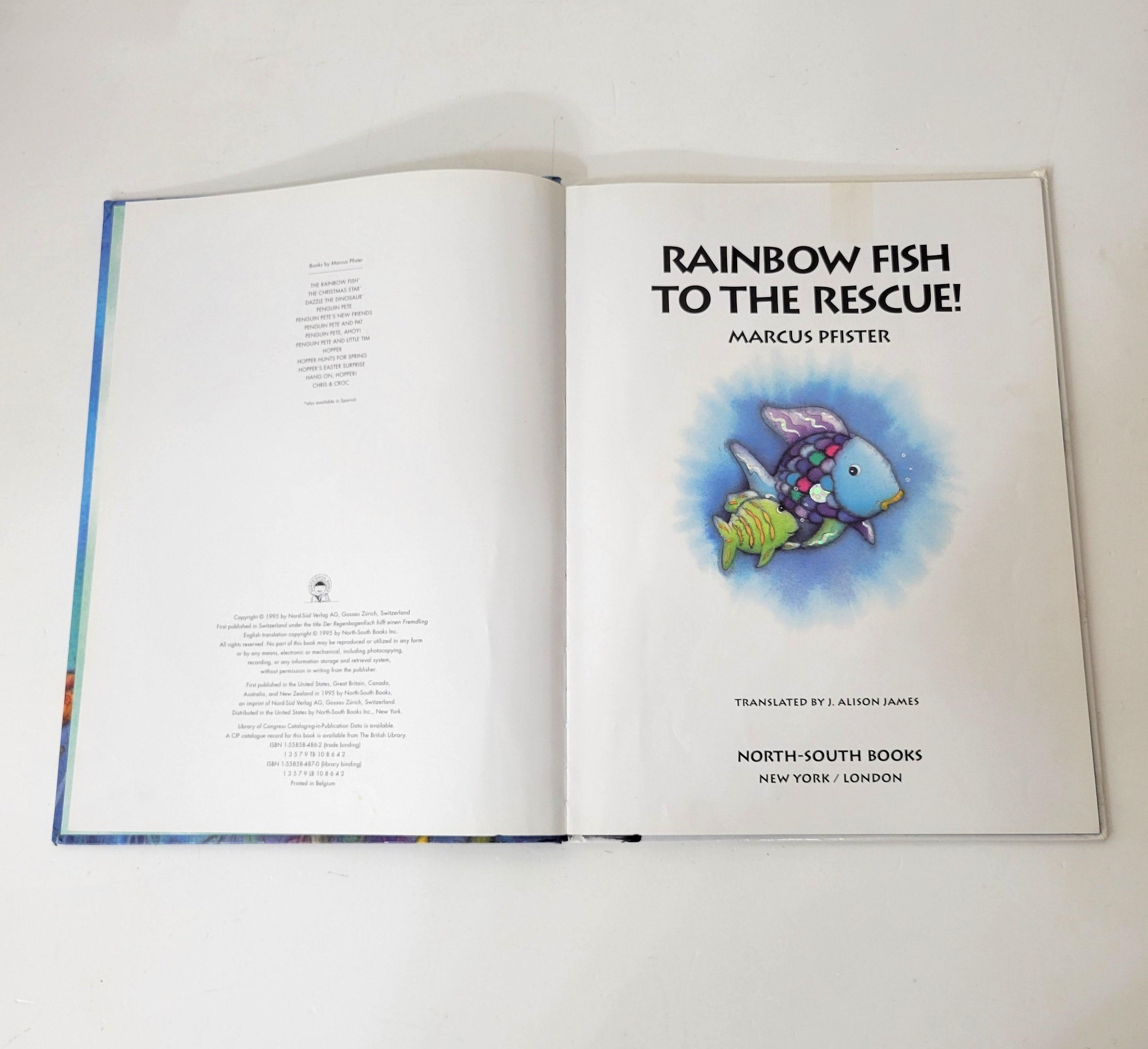 Rainbow Fish to the Rescue by Marcus Pfister - Etsy