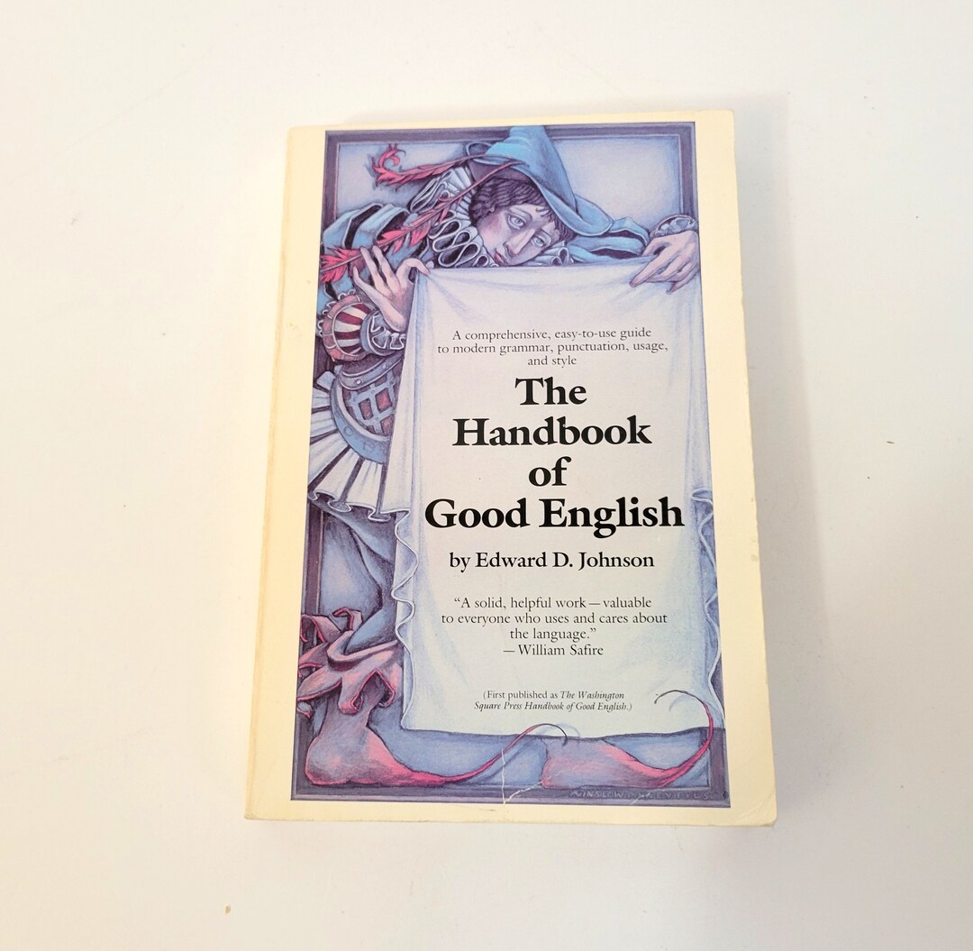 The Handbook of Good English by Edward D. Johnson - Etsy