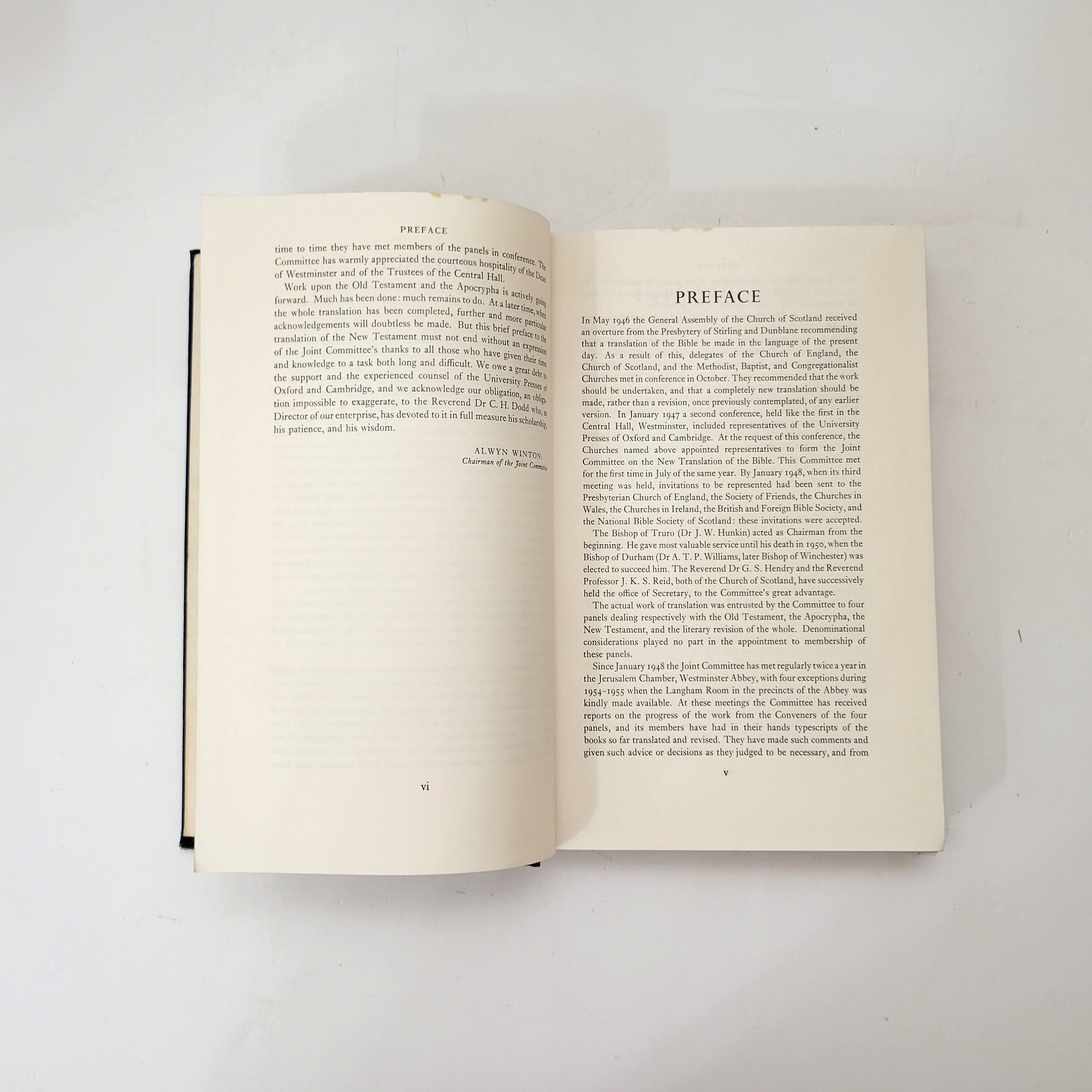 The New English Bible Preface by Alwyn Winton With Binding Errors - Etsy