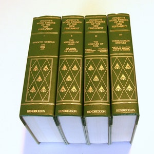 Vincent's World Studies of the New Testament Four Volumes