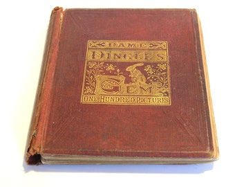 Dame Dingle's Gem One Hundred Pictures 1980's Children's Book, Incomplete